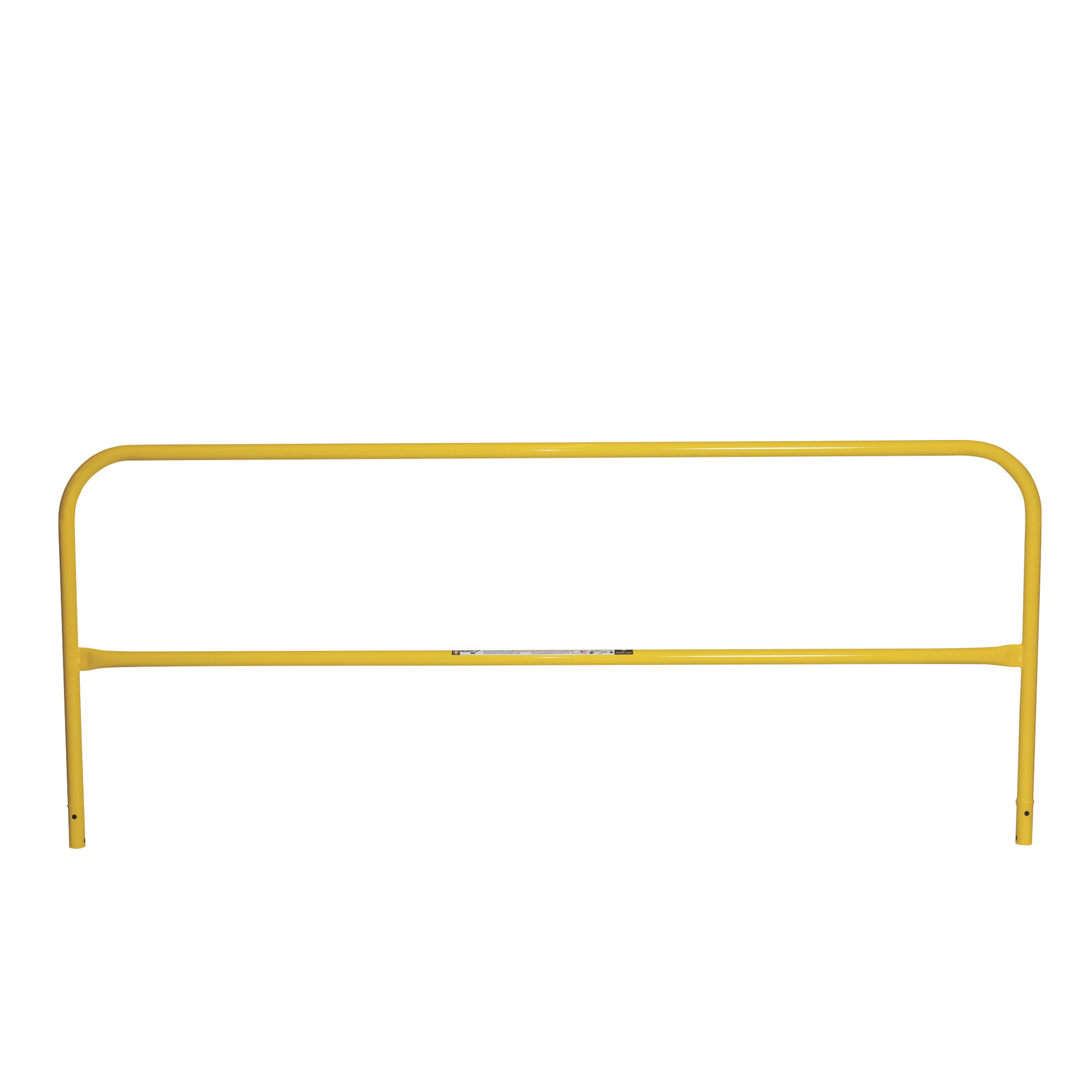 Safety Rail Company Mobile Safety Rail — Yellow, 8ft.L, Model 400007